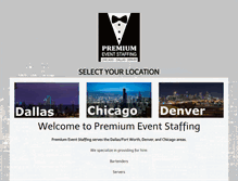 Tablet Screenshot of premiumeventstaffing.com